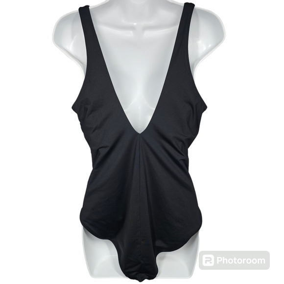 Athleta Seychelles Black One Piece Swimsuit Women's Size Large - Picture 6 of 14